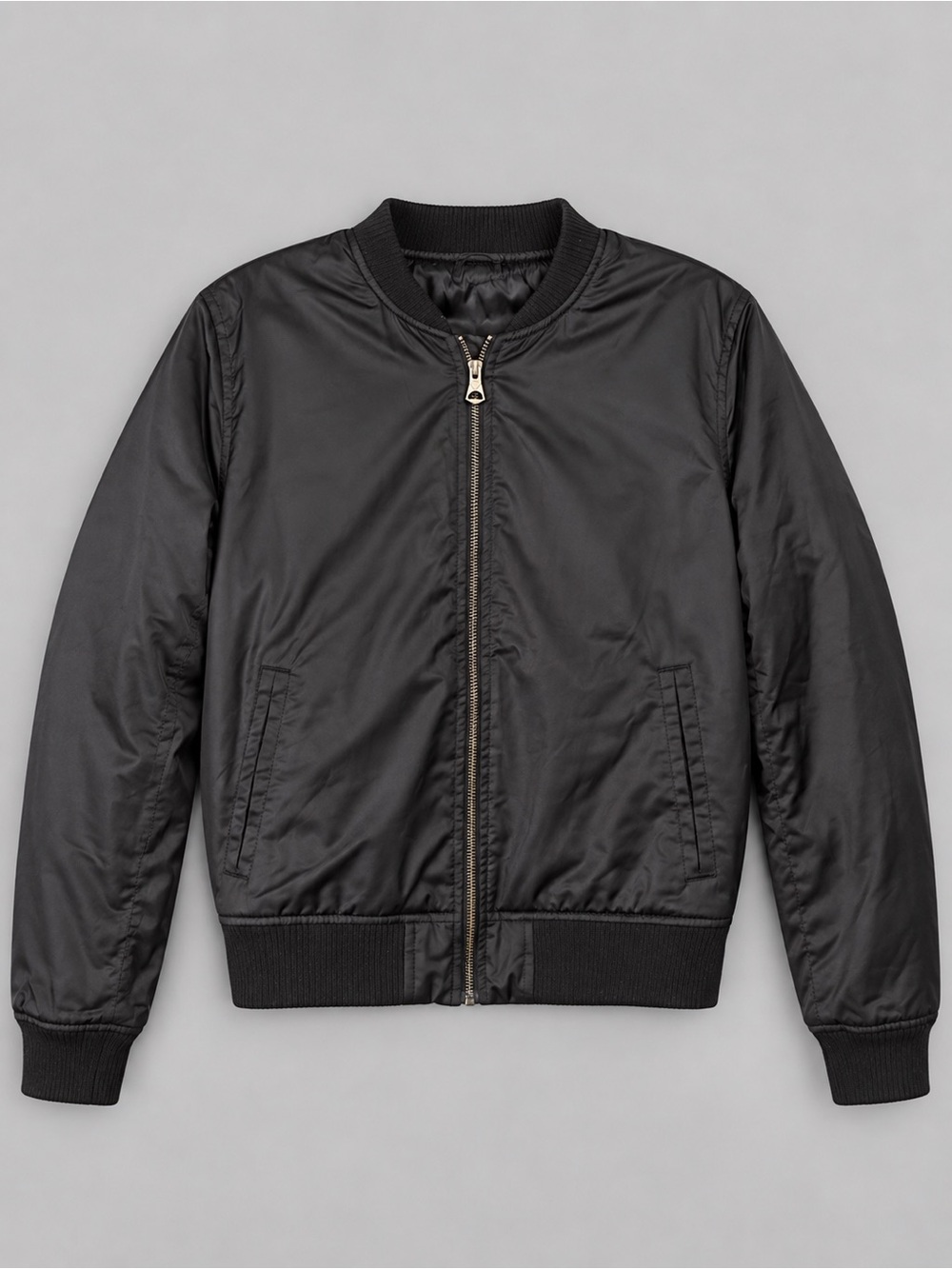 American Eagle Outfitters Black Bomber Jacket